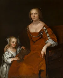 Porträt von Margaret Howard, Countess of Carlisle (1618-1664) und Lady Diana Russell, die Lady Allington wurde (1652-1701)