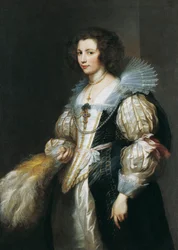 Porträt von Maria Louis de Tassis (1611-1638), Tochter von Kanonikus Antoine de Tassis