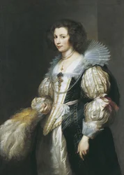 Porträt von Maria de Tassis, 1611-1638