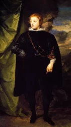 Porträt von Prinz Karl Ludwig von der Pfalz, Gemälde von Anthony van Dyck