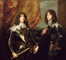 Prinz Charles Louis (1617-80) Kurfürst von der Pfalz und sein Bruder, Prinz Rupert (1619-82) von der Pfalz, 1637