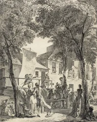 Die Parade auf dem Boulevard