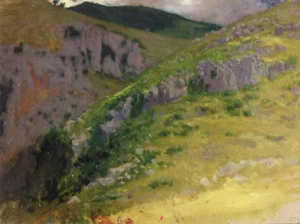 Studie eines Berges