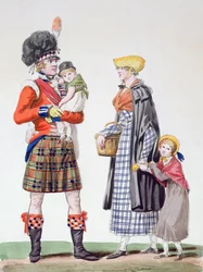 Schottische Familie