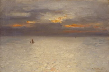 Offenes Meer, Abendstimmung; Boulogne, ca. 1869-72