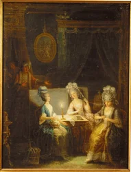 Zemir und Azor, Oper von André E (Gemälde auf Leinwand)