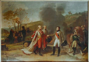 Interview zwischen Franz II. und Napoleon I. nach der Schlacht von Austerlitz