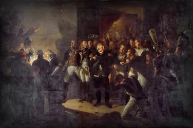 Ludwig XVIII. verließ die Tuilerien in der Nacht des 20. März 1815