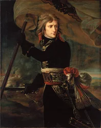 Napoleon Bonaparte auf der Brücke von Arcole