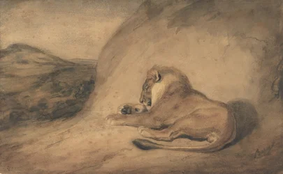 Ruhender Löwe, 1810-75