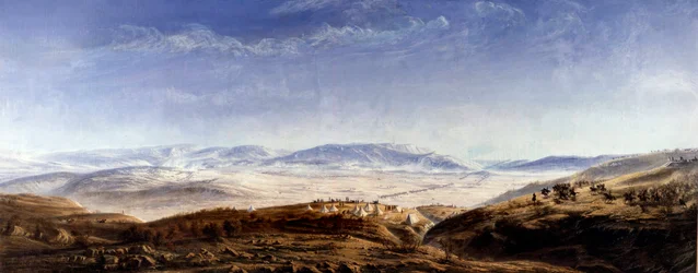 Krimkrieg (1853-1856): Die Schlacht von Balaklawa auf der Krim am 25. Oktober 1854