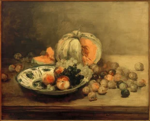 Chinesische Schale mit Obst