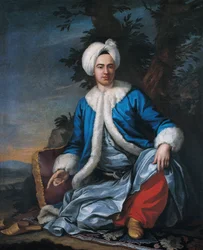 Ein Europäer in türkischer Tracht