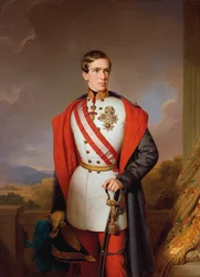 Porträt von Kaiser Franz Joseph I. von Österreich, 1849