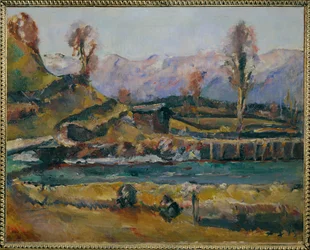 Landschaft bei Maishofen, Österreich