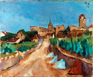 Straße nach Dürnstein (Österreich)