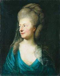 Porträt der Johanna Henriette Louise Gräfin von Bestucheff-Rumin, geborene von Carlowitz (1717-1787) (?)