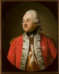Porträt von Johann N. Schaffgotsch in Militäruniform