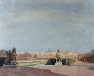 Blick vom Belvedere auf Wien