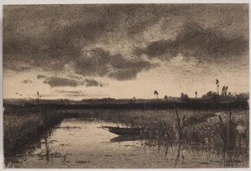 Landschaft mit einem Fluss