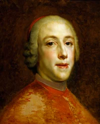 Porträt von Henry Benedict Marie Clement Edward Stuart, Kardinal York, um 1756