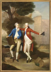Die Grafen Franciszek und Kazimierz Rzewuski in Rom, 1772