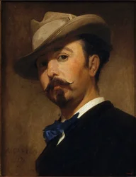 Porträt des Malers Joaquim Vayreda