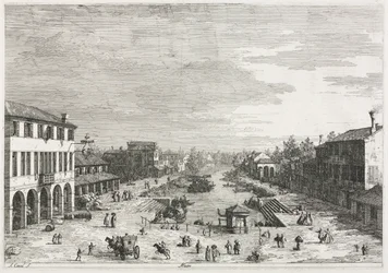 Ansichten: Ansichten von Mestre, einer Stadt in der Provinz Venedig, 1735-1746