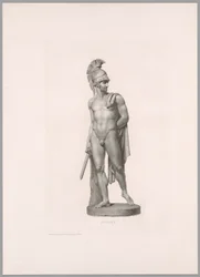 Ettore, Vorderansicht, aus Oeuvre de Canova