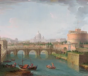 Ansicht des Tiber, ca. 1700-77