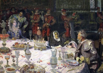 Abendessen im Haus der Herzöge (Don Quijote Episode)