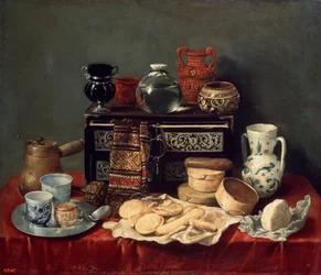 Stillleben mit einer Ebenholztruhe, 1652