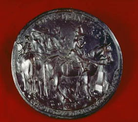 Medaille mit Darstellung von John Paleologus VIII (gest. 1448)