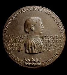 Medaille von Alfons V. von Aragon