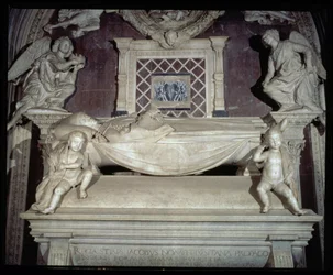 Das Grab des Kardinals von Portugal (Detail)