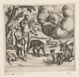 Adam und Eva im Paradies