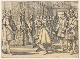 Boten des Philipp von Spanien vor Margarete von Österreich