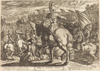 Moses lässt das hebräische Heer gegen die Äthiopier marschieren