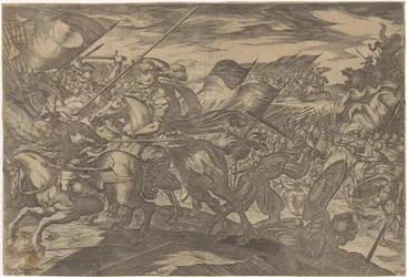 Kämpfende Soldaten