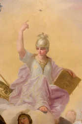 Minerva, Detail aus dem Bankettsaal