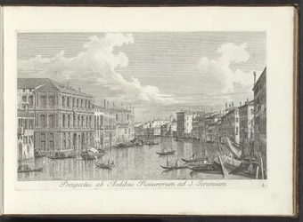 Ansicht des Canal Grande in Venedig