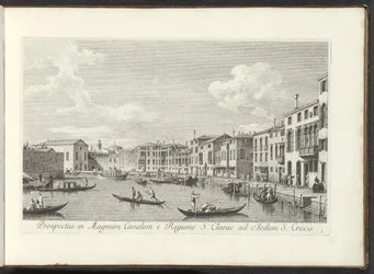 Ansicht des Canal Grande in Venedig