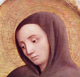 Kopf eines Heiligen aus dem St. Hieronymus-Altar, 1441 (Detail)