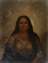 Chan-ku-wash-te-mine Gute Straßenfrau, ca. 1887