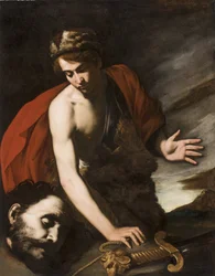 David mit dem Kopf von Goliath, ca. 1642-43