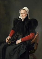 Porträt einer sitzenden Frau, 1560-65