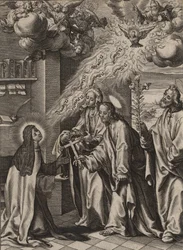 Die Vision der Heiligen Theresa, 1570-1604