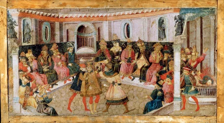 Die Ermordung Julius Cäsars, 15. Jahrhundert
