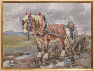 Arbeit auf den Feldern