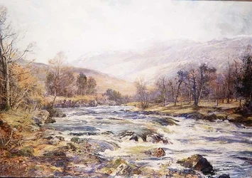 O Fluss des Wintersonnenscheins, Schottland